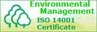 Environmental Management
      ISO 14001 Certificate